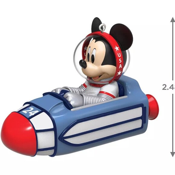 Hallmark Keepsake Ornament 2024 Clear For Launch Disney Space Mountain - Picture 3 of 9
